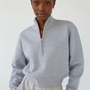 Aritzia Wilfred Free Quaterzip Sweatshirt